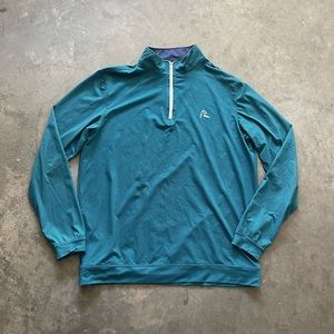 Rhoback the Providence patterned quarter zip jacket